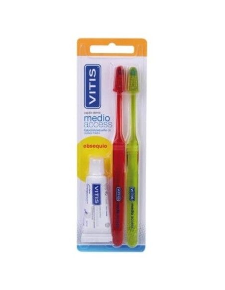 Vitis Pack Cepillo Dental Medio Access 2 unidades