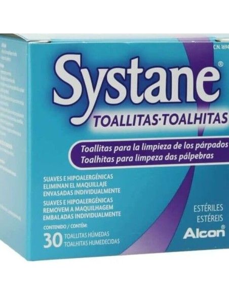 Systane Toallitas Estériles para Limpieza Ocular 30 unidades