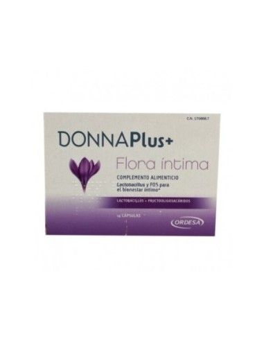 DonnaPlus+ Flora íntima 14 cápsulas DonnaPlus+ Flora íntima 14 cápsulas