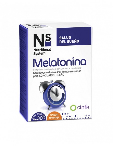 NS Melatonina 1.95 mg 30 comprimidos masticables