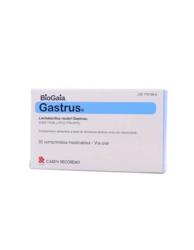 Gastrus 30 comprimidos masticables...