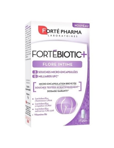 Fortebiotic+ Flora íntima 15caps Fortebiotic+ Flora íntima 15caps