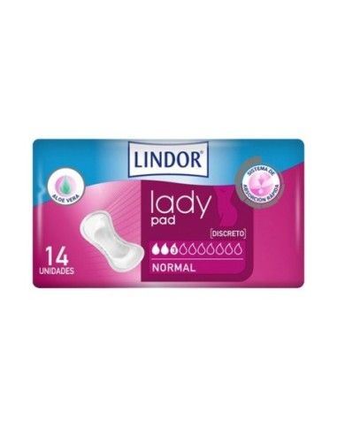 Lindor Lady Pad Compresas Normales 14uds