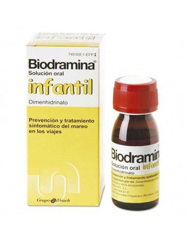 Biodramina Inf sol.oral Jarabe 60ML Biodramina Inf sol.oral Jarabe 60ML