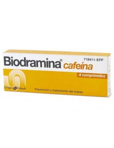 Biodramina Cafeína 4comp