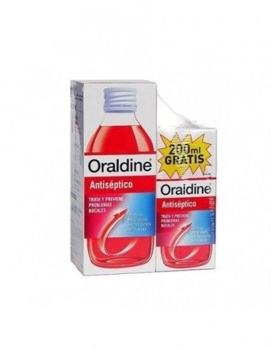 Oraldine colutorio antiséptico 400ml + 200ml
