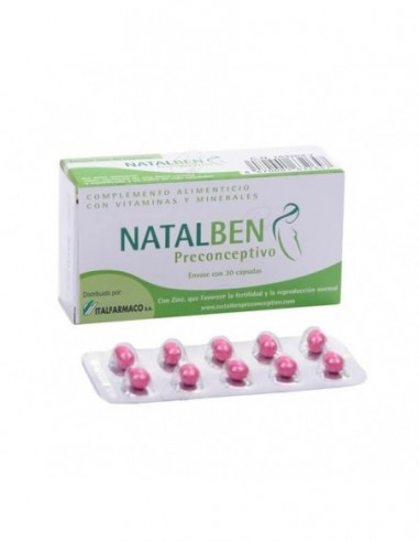 Natalben Preconceptivo 30 cápsulas
