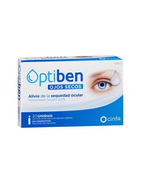 Optiben Ojos Secos 20 Unidosis Cinfa