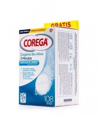 Corega Oxígeno Bio-Activo Limpieza... Corega Oxígeno Bio-Activo Limpieza...