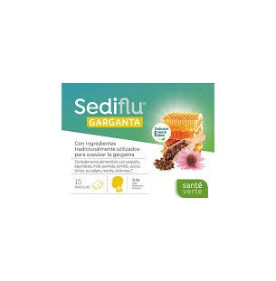 Sediflu Garganta 15 pastillas
