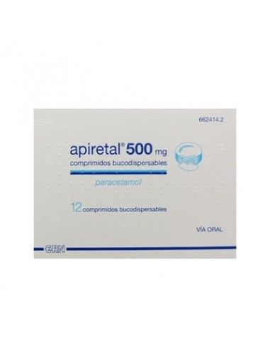 Apiretal 500 mg 12 comprimidos...