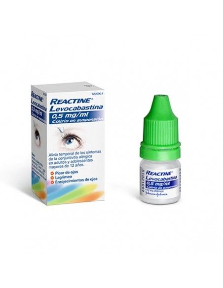 Reactine Levocabastina 0,5 mg/ml Colirio, 4 ml