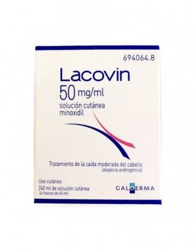 Lacovin 50 mg/ml solucion cutanea 4...