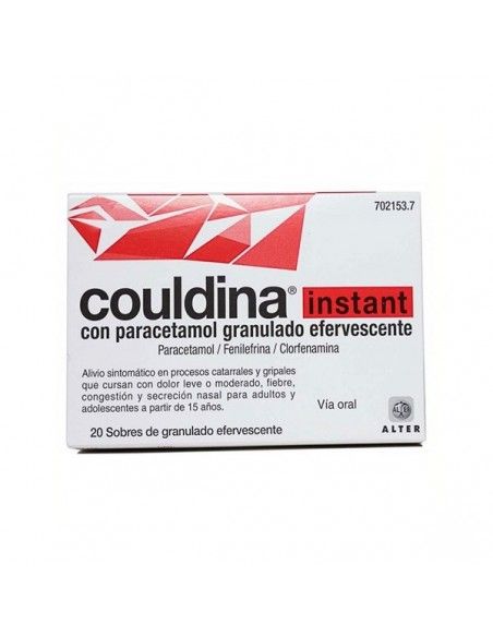 Couldina Instant con Paracetamol 20 sobres efervescentes