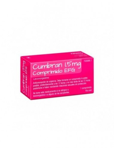 Cumbran 1,5 mg 1 Comprimido Cumbran 1,5 mg 1 Comprimido