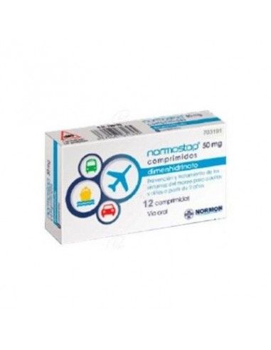 Normostop 50 mg 12 Comprimidos Normostop 50 mg 12 Comprimidos