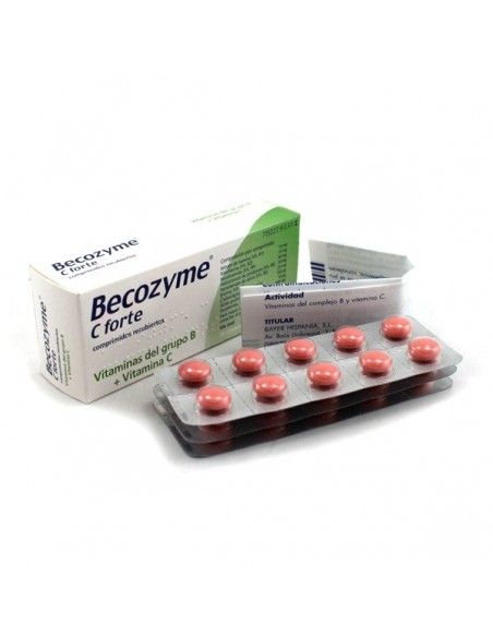 Becozyme C Forte 30 Comprimidos Recubiertos