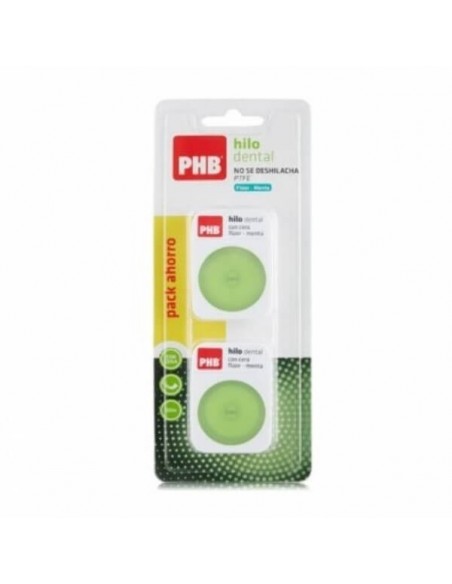 PHB Duplo Hilo Dental Fluor-Menta 2 x 50m