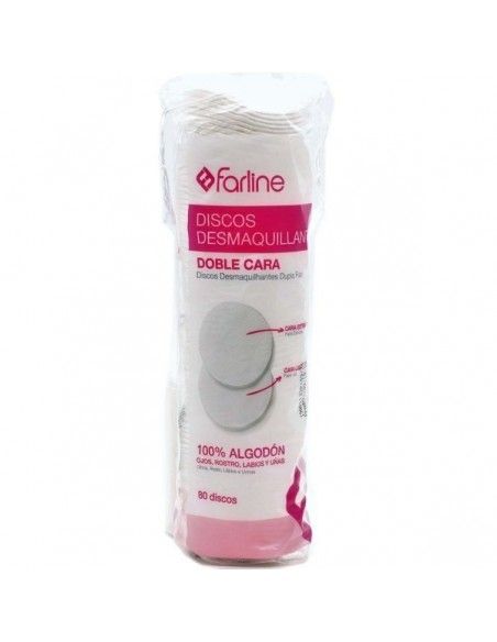 Farline Discos Desmaquillantes Algodón 80 Ud.