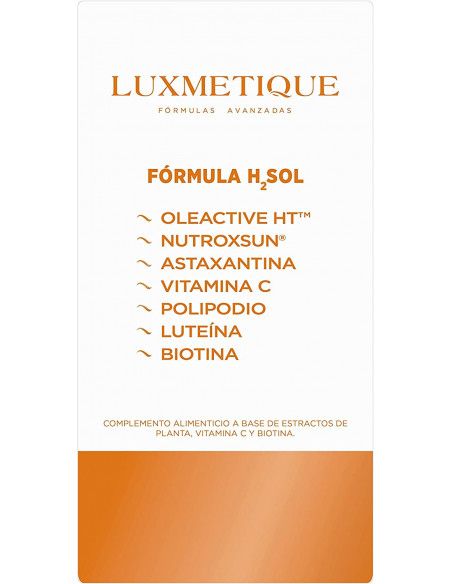Luxmetique Fórmula H2SOL 30 Cápsulas