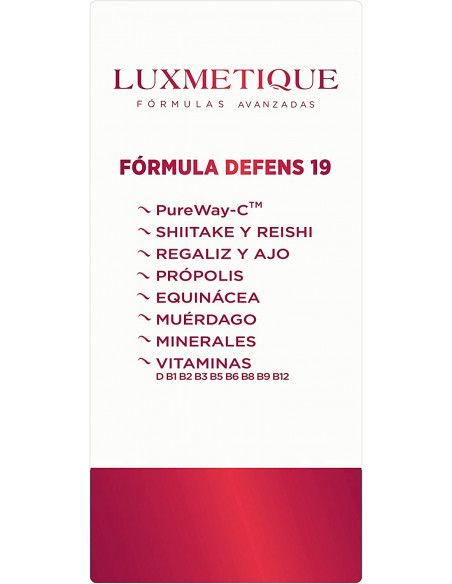 Luxmetique Fórmula Defens 19 60 Cápsulas