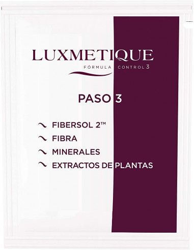 Luxmetique Formula Control 3 Pasos
