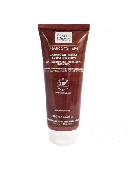 Martiderm Champú Anticaída Antiseborreico 200ml