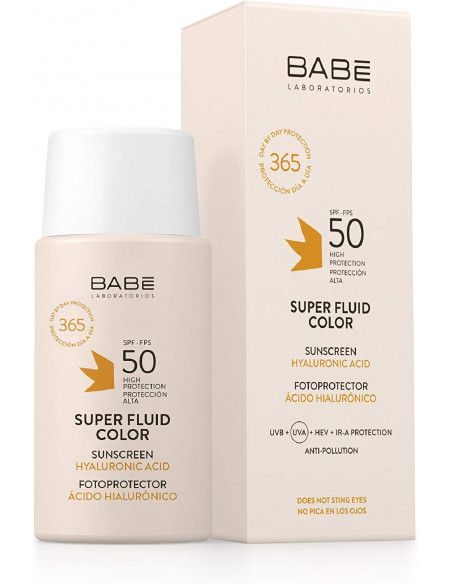 BABÉ Super Fluid Fotoprotector SPF50 con Color 50 ml