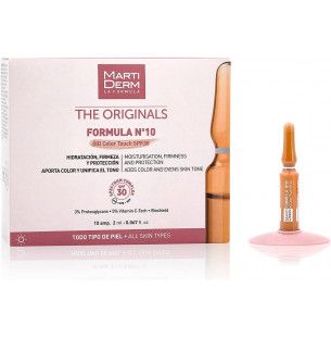 MARTIDERM FORMULA Nº 10 HD COLOR TOUCH FPS30 30 AMPOLLAS