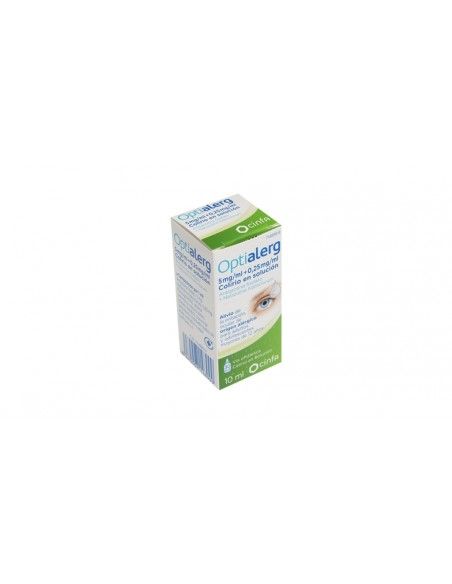 Optialerg 5/0.25 Mg/Ml Colirio 1 Frasco Solución 10 Ml