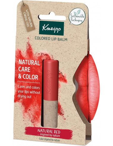 Kneipp Bálsamo Labial Natural Rojo 3,5g Kneipp Bálsamo Labial Natural Rojo 3,5g