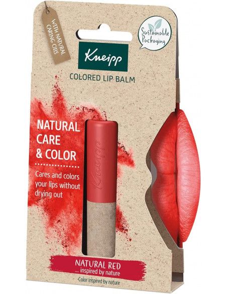Kneipp Bálsamo Labial Natural Rojo 3,5g