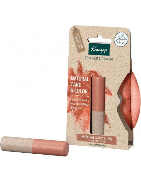KNEIPP BÁLSAMO LABIAL CON COLOR NATURAL- NATURAL DARK NUDE 3,5G. KNEIPP BÁLSAMO LABIAL CON COLOR NATURAL- NATURAL DARK NUDE 3,5G.
