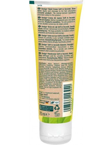 Kneipp Crema Manos Soft in Seconds 75ml Kneipp Crema Manos Soft in Seconds 75ml