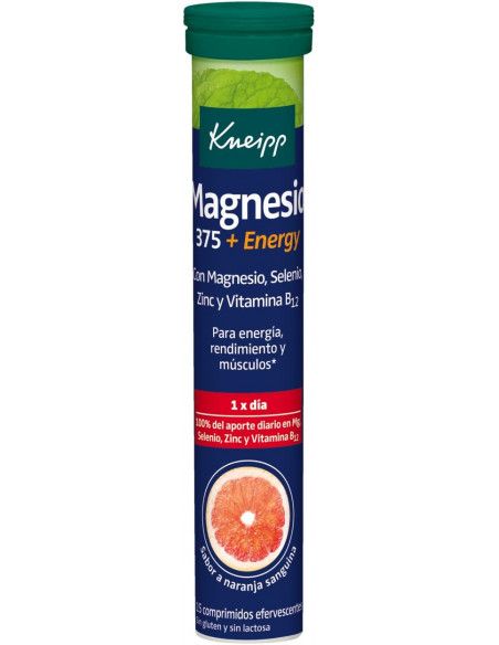 Kneipp Magnesio 375gr + Energía 15 comprimidos