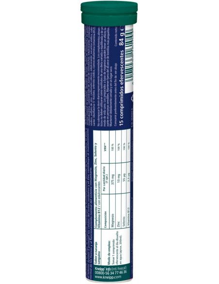 Kneipp Magnesio 375gr + Energía 15 comprimidos