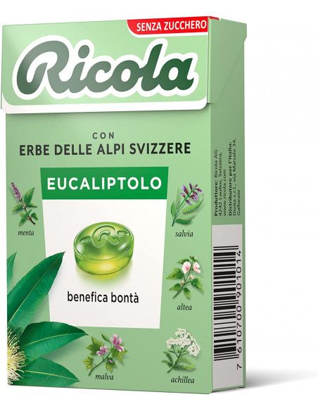 Ricola Caramelos sin Azúcares Eucalipto 50 g