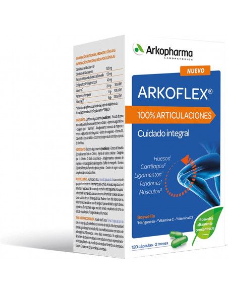 ARKOPHARMA ARKOFLEX 100% ARTICULACIONES 120 CÁPSULAS