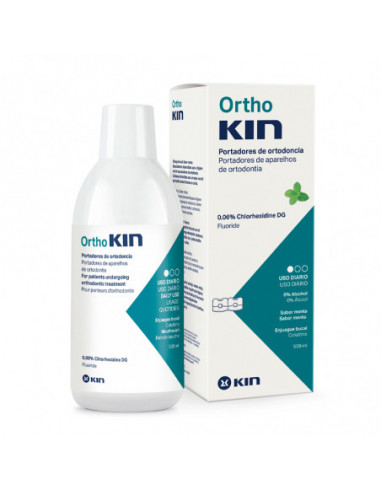 Ortho KIN enjuague dental Menta 500 ml Ortho KIN enjuague dental Menta 500 ml