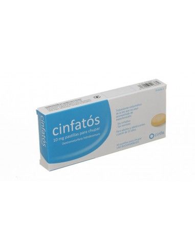 Cinfatós 10 mg, 20 Pastillas para Chupar Cinfatós 10 mg, 20 Pastillas para Chupar
