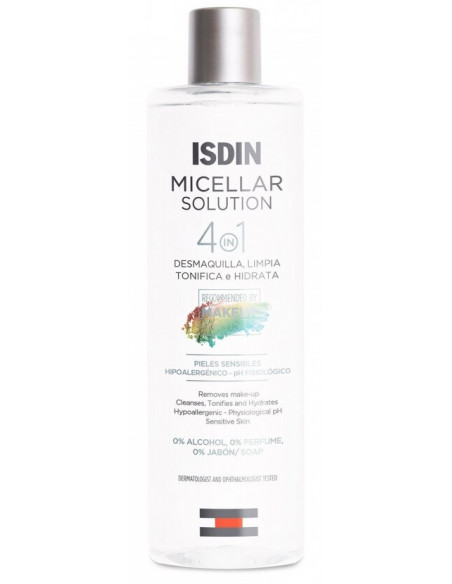 ISDIN SOLUCIÓN MICELAR 4 en 1. 400ml ISDIN SOLUCIÓN MICELAR 4 en 1. 400ml