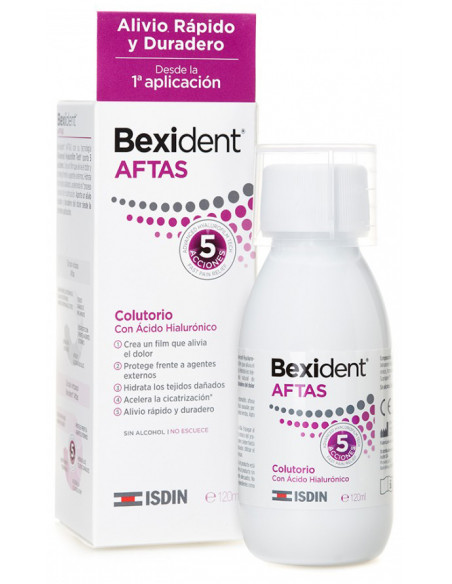 Bexident Aftas colutorio bucal protector 120 ml