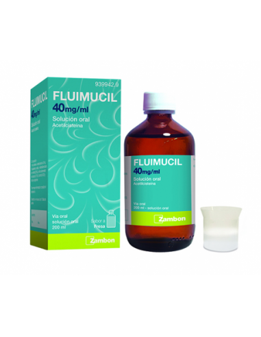 Fluimucil 40 mg/ml Solución Oral 200ml