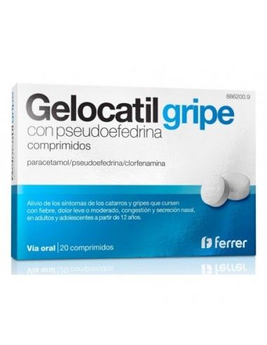 Gelocatil Gripe con Pseudoefedrina,... Gelocatil Gripe con Pseudoefedrina,...