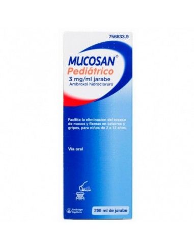 Mucosan Pediatrico 3 mg/ml Jarabe 200 ml