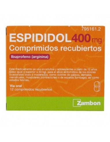 Espididol 400 mg 18 Comprimidos...