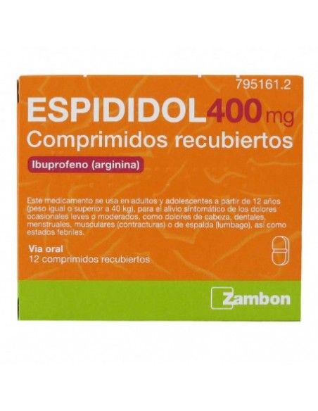 Espididol 400 mg 18 Comprimidos Recubiertos