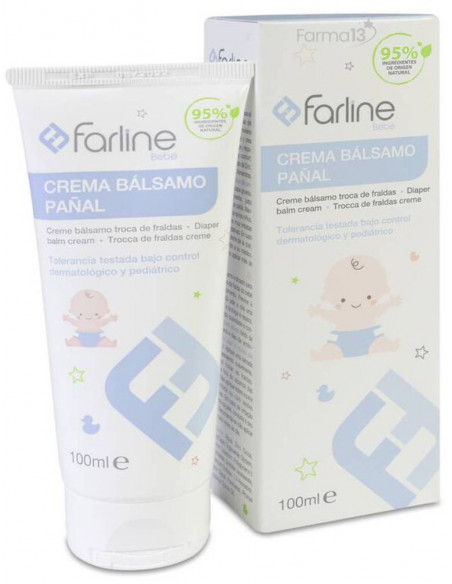 FARLINE BEBÉ CREMA BÁLSAMO PAÑAL 100ml FARLINE BEBÉ CREMA BÁLSAMO PAÑAL 100ml