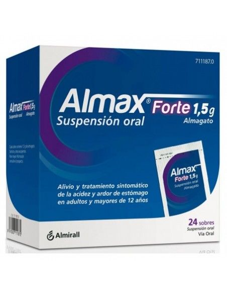 Almax Forte 1,5 g Suspensión Oral 24 Sobres