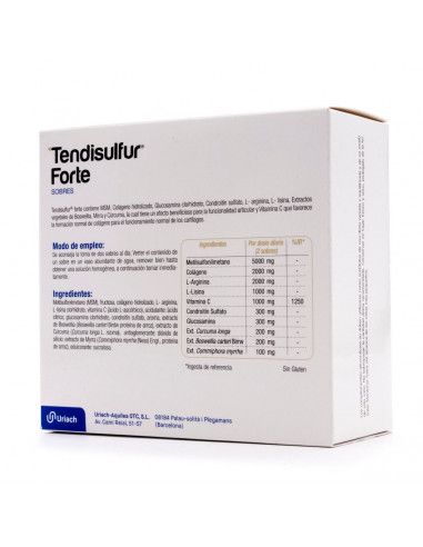 Tendisulfur Forte 14 Sobres Tendisulfur Forte 14 Sobres